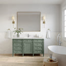 James Martin Brittany 60" Single Bathroom Vanity, Smokey Celadon