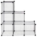DIY 6 Metal Wire Free Standing Modular Storage Cubes by LJGDeals