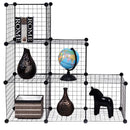 DIY 6 Metal Wire Free Standing Modular Storage Cubes by LJGDeals