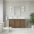 James Martin Brittany 60" Single Bathroom Vanity, Pecan