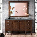 James Martin Addison 60" Single Bathroom Vanity, Mid-Century Acacia
