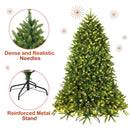 Premium Hinged Artificial Fir Christmas Tree with LED Lights by LJGDeals