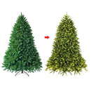 Premium Hinged Artificial Fir Christmas Tree with LED Lights by LJGDeals