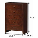 Home 5 Drawers Storage Dresser Cabinet Organizer Chest by LJGDeals
