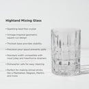 Highland Crystal Mixing Glass