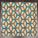 21"x34"Set of Five Hand Braided Jute Natural Fiber Area Rug Foot mat Doormat Mat Multi Color