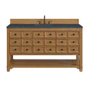 James Martin Malibu 60" Single Bathroom Vanity, Amber Birch