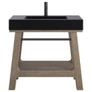 James Martin Auburn 36" Single Console Vanity, Weathered Timber