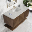 James Martin Marcello 48" Floating Single Bathroom Vanity, Chestnut