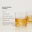 Raye Crystal Tumblers Set of 2