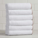 Cotton Border-Stitched 6-Piece Towel Set - Valery Collection by Great Bay Home