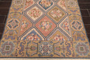 3'10"x5'10" Hand Knotted 100% Wool Reversible Area Rug