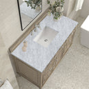 James Martin Lorelai 48" Single Bathroom Vanity, Whitewashed Oak