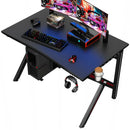 K-Shaped Gaming Desk with Cup Holder Headphone by LJGDeals