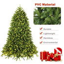 Premium Hinged Artificial Fir Christmas Tree with LED Lights by LJGDeals