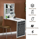 Convertible Wall Mounted Table with A Chalkboard by LJGDeals