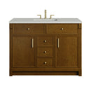James Martin Bellshire 48" Single Bathroom Vanity, Honey Oak