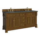James Martin Brookfield 72" Double Bathroom Vanity, Honey Oak