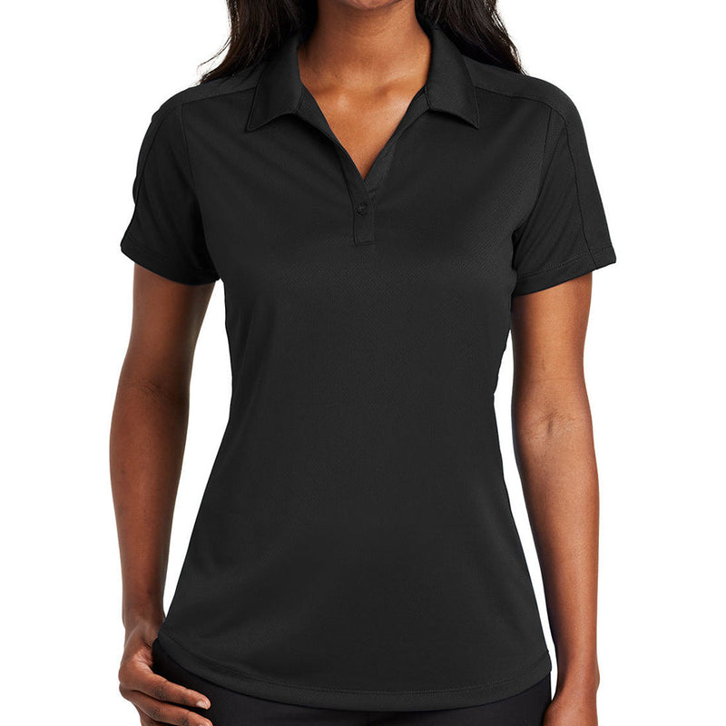 Ladies Big Size Port Authority Diamond Jacquard Polo Shirt