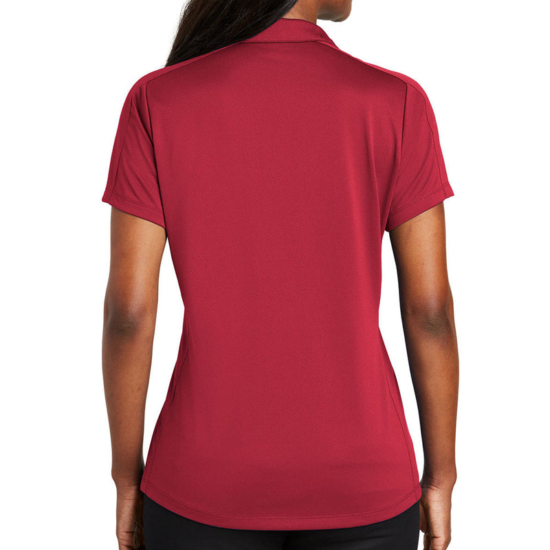 Ladies Big Size Port Authority Diamond Jacquard Polo Shirt