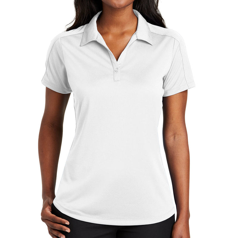 Ladies Big Size Port Authority Diamond Jacquard Polo Shirt