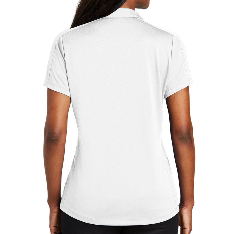 Ladies Big Size Port Authority Diamond Jacquard Polo Shirt