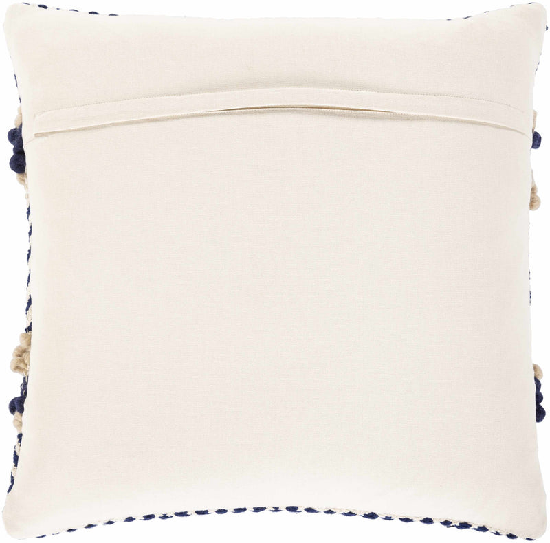 Labrador Navy Diamond Chevron Throw Pillow