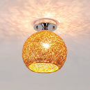 Lace pattern glass ball led ceiling lights for living room by Decorbites