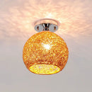 Lace pattern glass ball led ceiling lights for living room by Decorbites