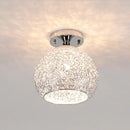 Lace pattern glass ball led ceiling lights for living room by Decorbites