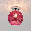 Lace pattern glass ball led ceiling lights for living room by Decorbites