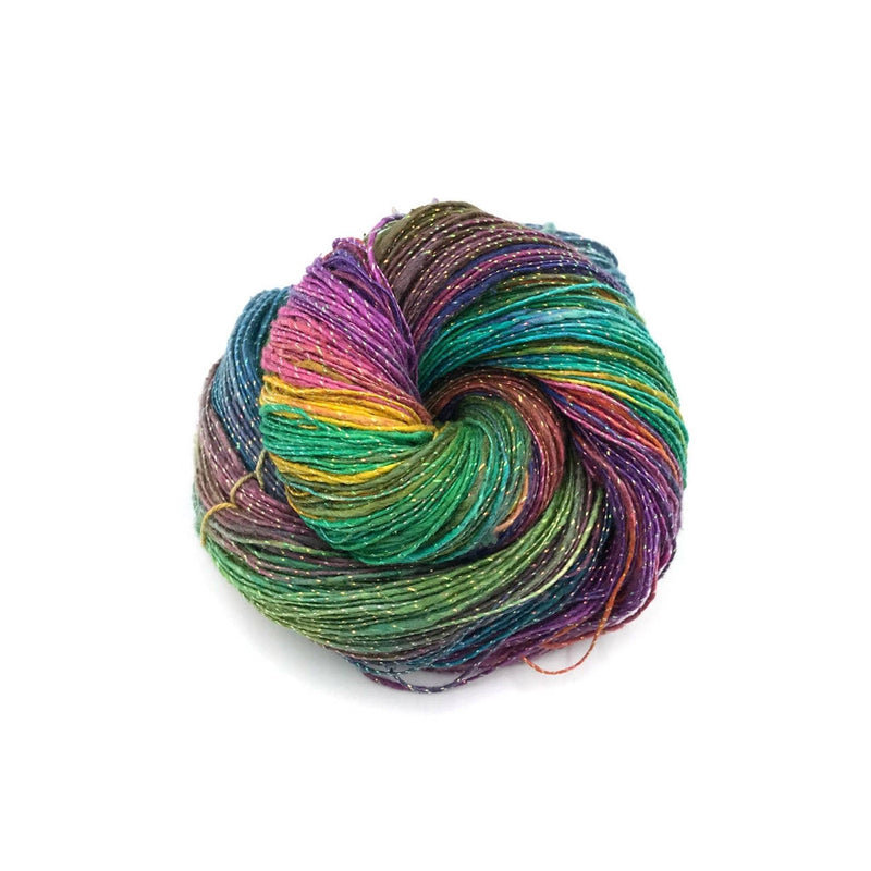 Lace Weight 100% Recycled Silk Yarn