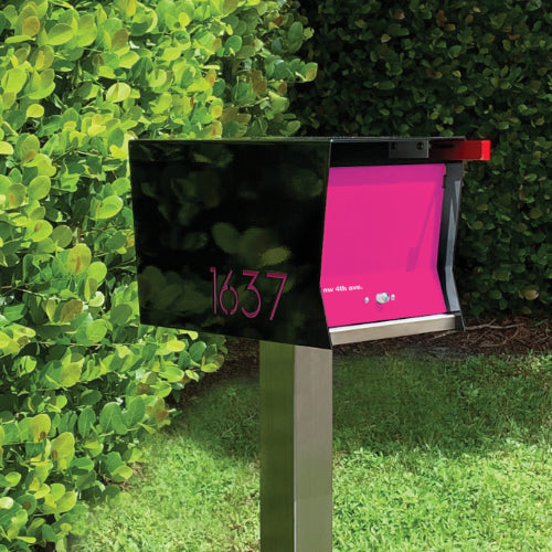 The Original Retrobox in JET BLACK - Modern Mailbox
