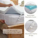 2-Inch Gel Memory Foam Mattress Topper by Great Bay Home