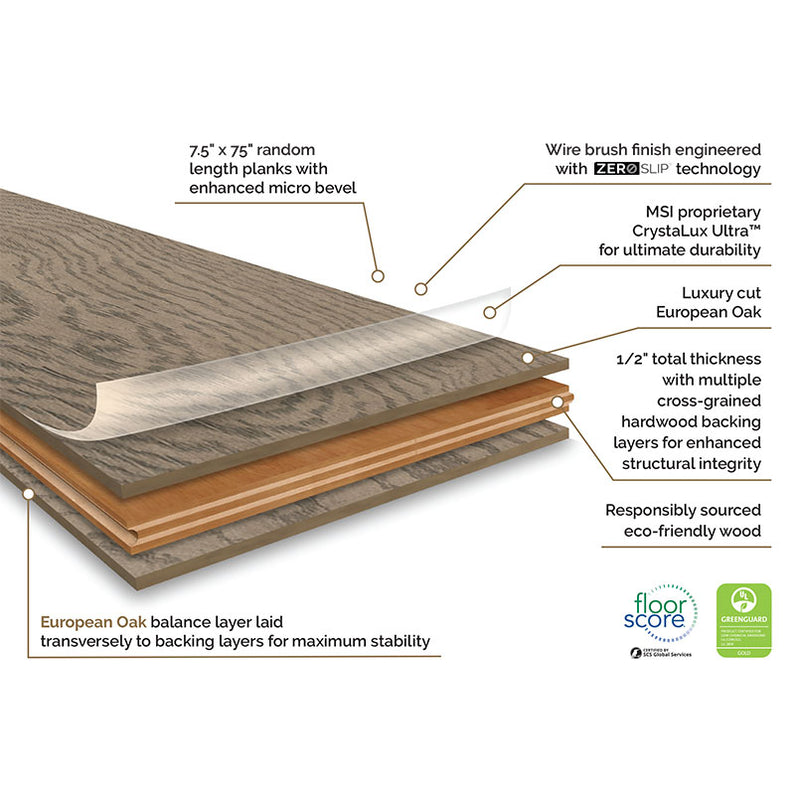 MSI Ladson®Bourland Engineered Hardwood Flooring, photo 4 of 26