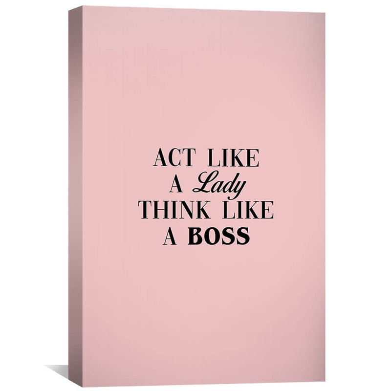 Lady Boss Canvas