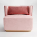 Papillonne Armchair Bergere Brass Coated