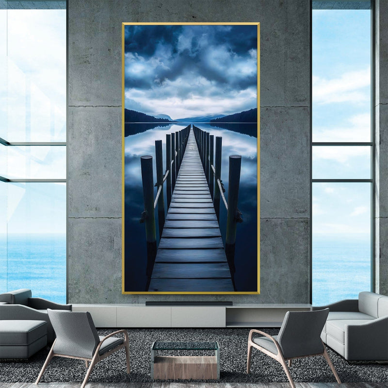 Lakeside Dock Canvas