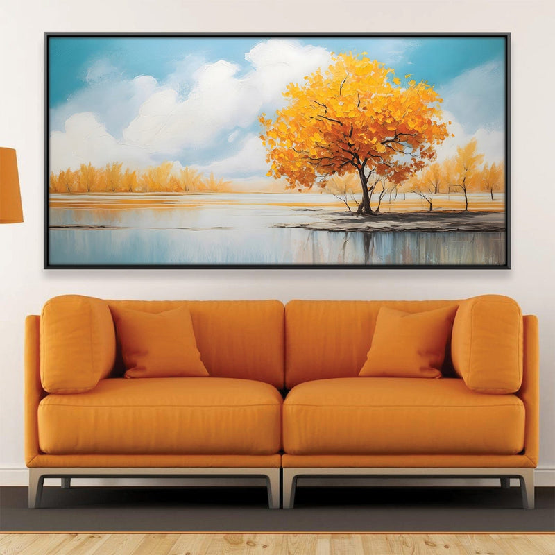 Lakeside Orange Tree Canvas