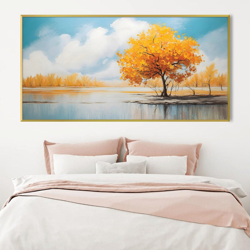 Lakeside Orange Tree Canvas