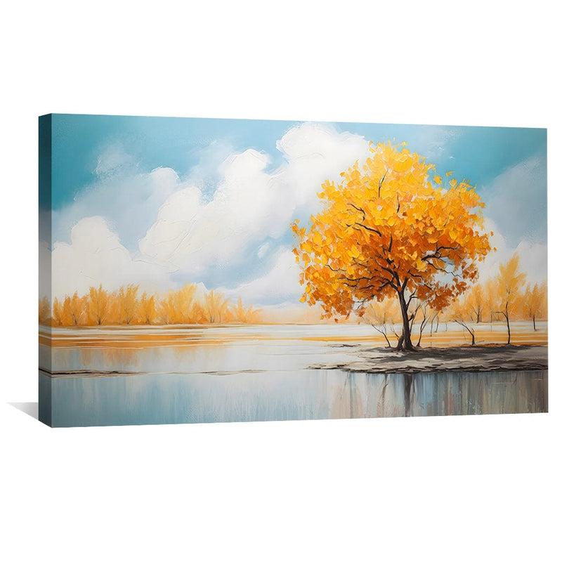 Lakeside Orange Tree Canvas