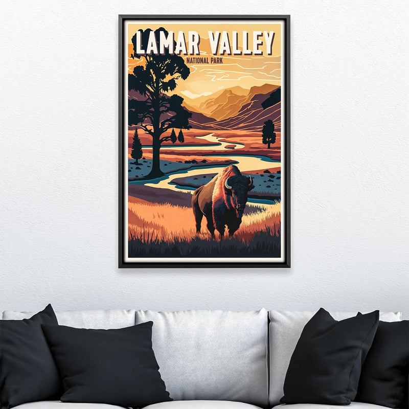 Lamar Valley Canvas