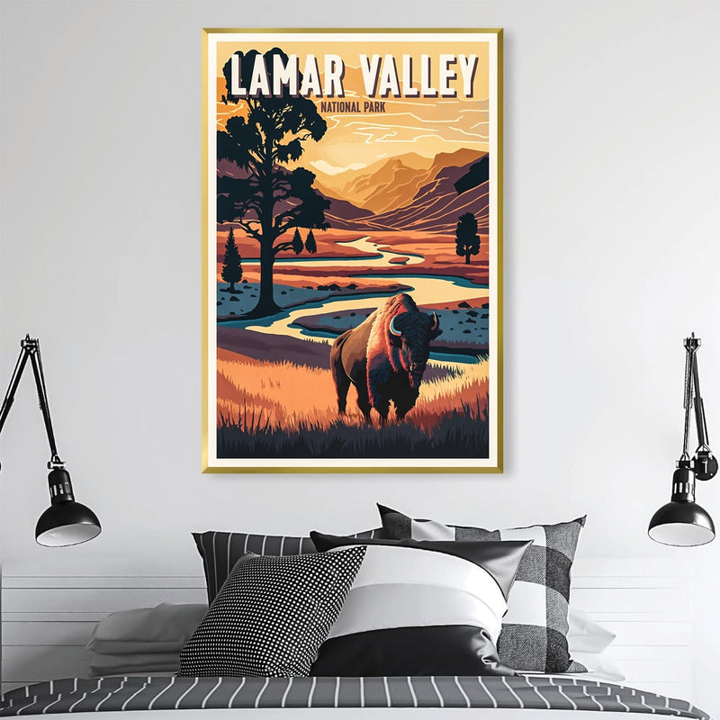 Lamar Valley Canvas