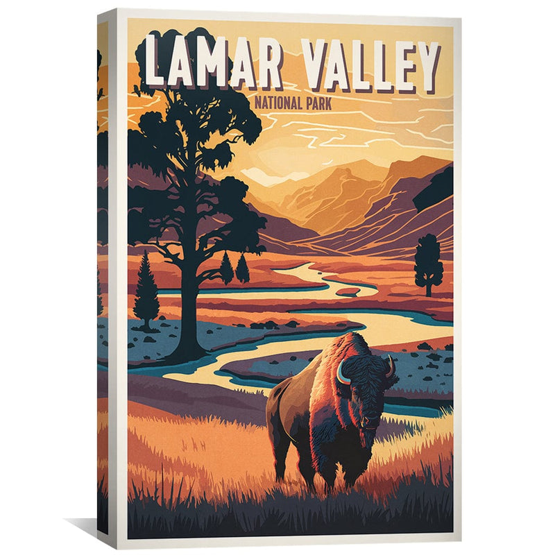 Lamar Valley Canvas