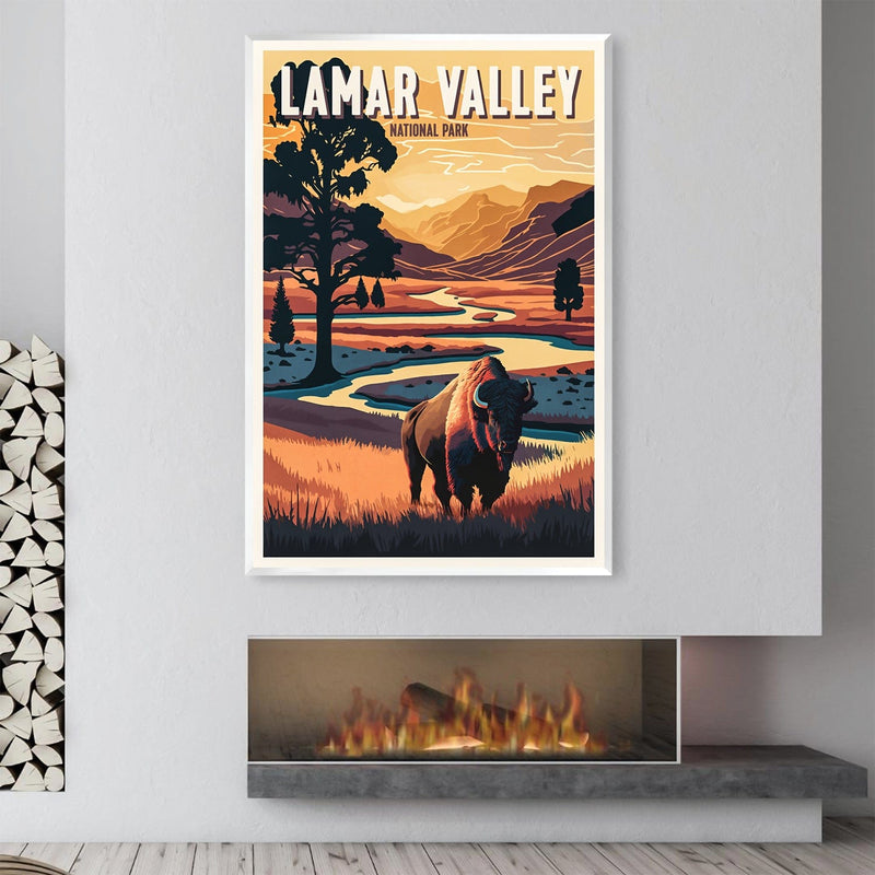 Lamar Valley Canvas