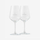 2 Lamborghini Branded Crystal Wine Glasses