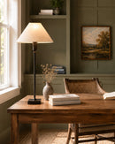 36 Inch Ivory Adjustable Table Lamp by Decor Steals
