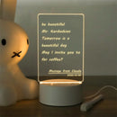 GobekUsa Lamps for Desk Decoration USB DC5V Note/ Message Board With Pen Table Lamp Luminaria De Mesa Indoor Bedside Night Light