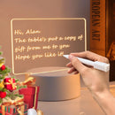 GobekUsa Lamps for Desk Decoration USB DC5V Note/ Message Board With Pen Table Lamp Luminaria De Mesa Indoor Bedside Night Light