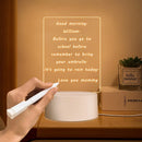 GobekUsa Lamps for Desk Decoration USB DC5V Note/ Message Board With Pen Table Lamp Luminaria De Mesa Indoor Bedside Night Light